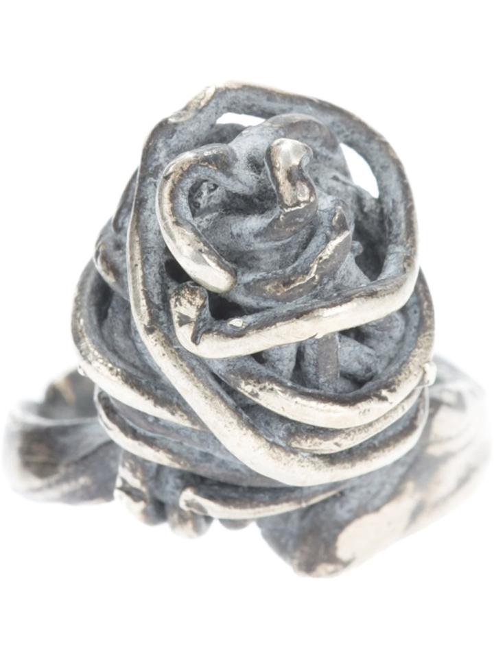 Alice Waese Cage Ring - Metallic