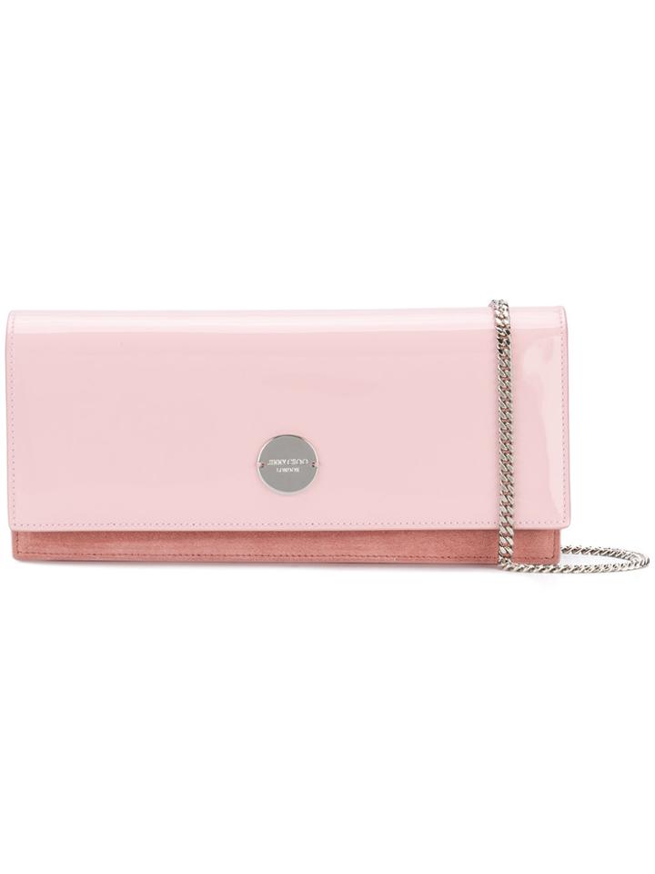 Jimmy Choo Fie Clutch - Pink & Purple