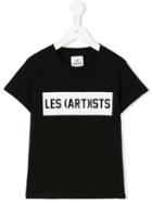 Les (art)ists - Logo Print T-shirt - Kids - Cotton - 8 Yrs, Black