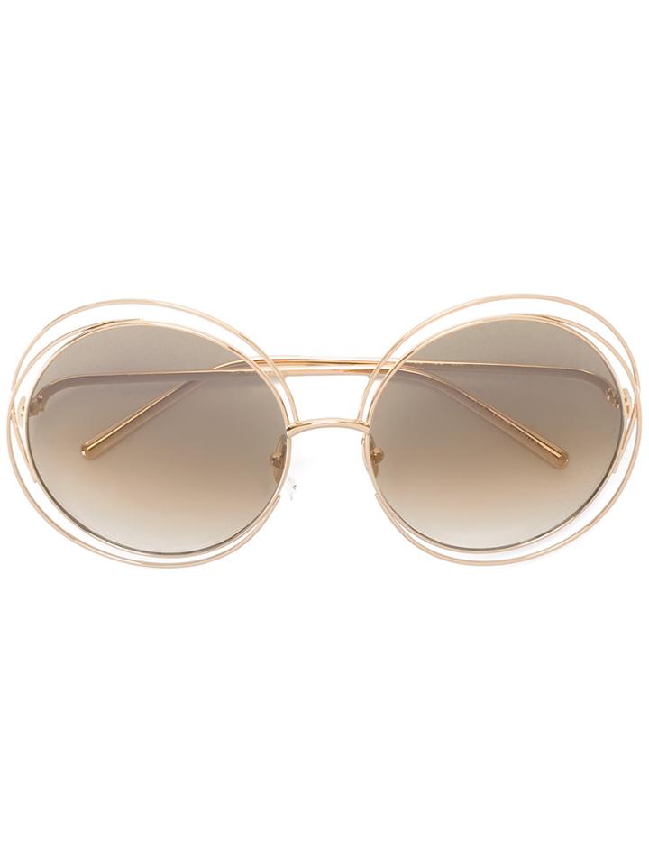 Chloé Eyewear Carlina Limited Edition Sunglasses - Metallic