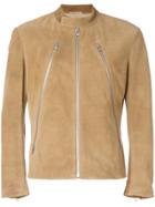 Maison Margiela Zipped Biker Jacket - Nude & Neutrals