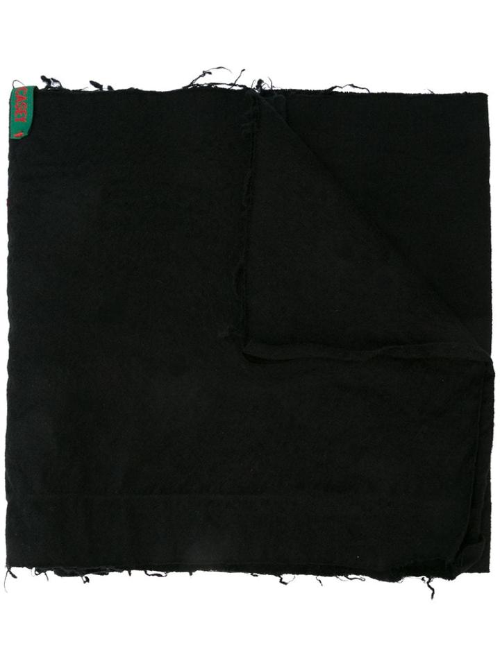 Casey Casey Patchwork Scarf - Black