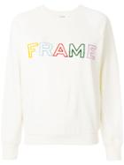 Frame Denim Logo Sweatshirt - White