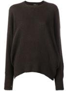 Maison Flaneur Loose Fitted Sweater - Brown