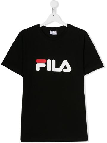 Fila Kids Teen Logo Printed T-shirt - Black