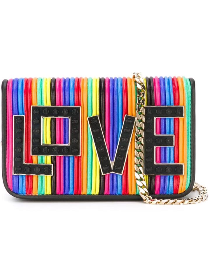 Les Petits Joueurs Micro 'janis Black Widow' Clutch - Multicolour