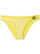 Versace Medusa Head Bikini Bottoms, Women's, Size: Ii, Yellow/orange, Polyamide/spandex/elastane