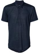 Orlebar Brown - Sebastian Tailored Polo Shirt - Men - Linen/flax - S, Blue, Linen/flax
