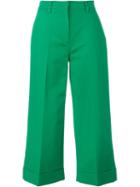 Moncler Classic Culottes, Women's, Size: 40, Green, Cotton/spandex/elastane