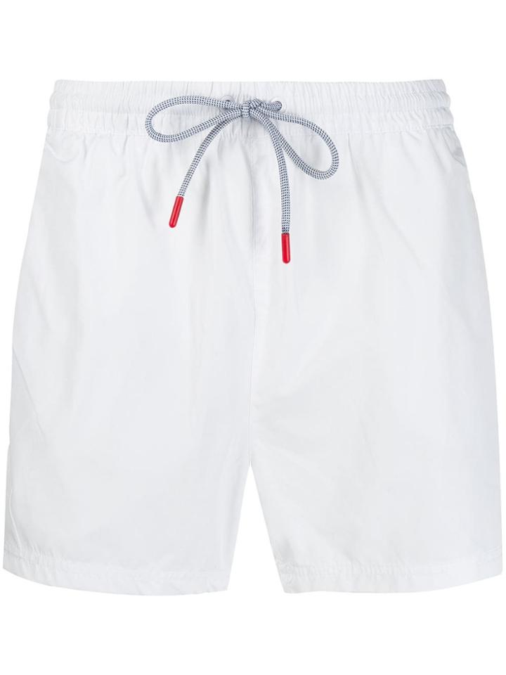 Fila Side Logo Swim Shorts - White