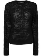 Dolce & Gabbana Lace Jumper - Black