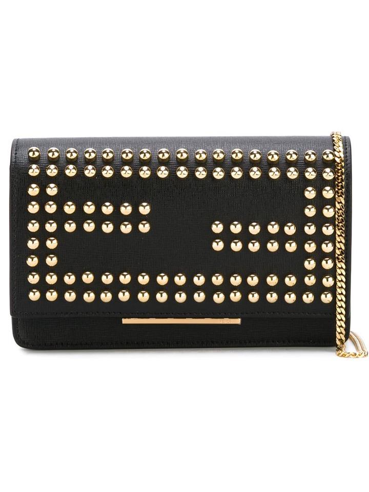 Fendi Studded Chain Wallet