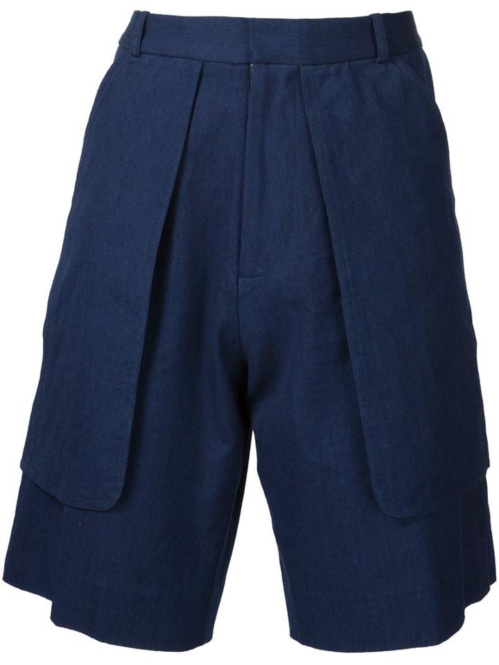 Lou Dalton Pocket Detail Wide Shorts