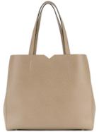 Valextra Shopper Tote - Nude & Neutrals