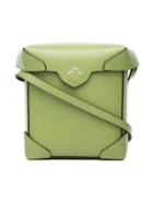 Manu Atelier Mini Green Pristine Cross Body Bag