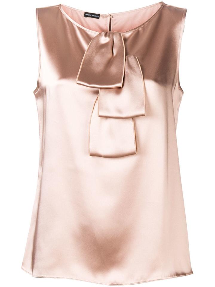 Emporio Armani Draped Blouse - Pink & Purple