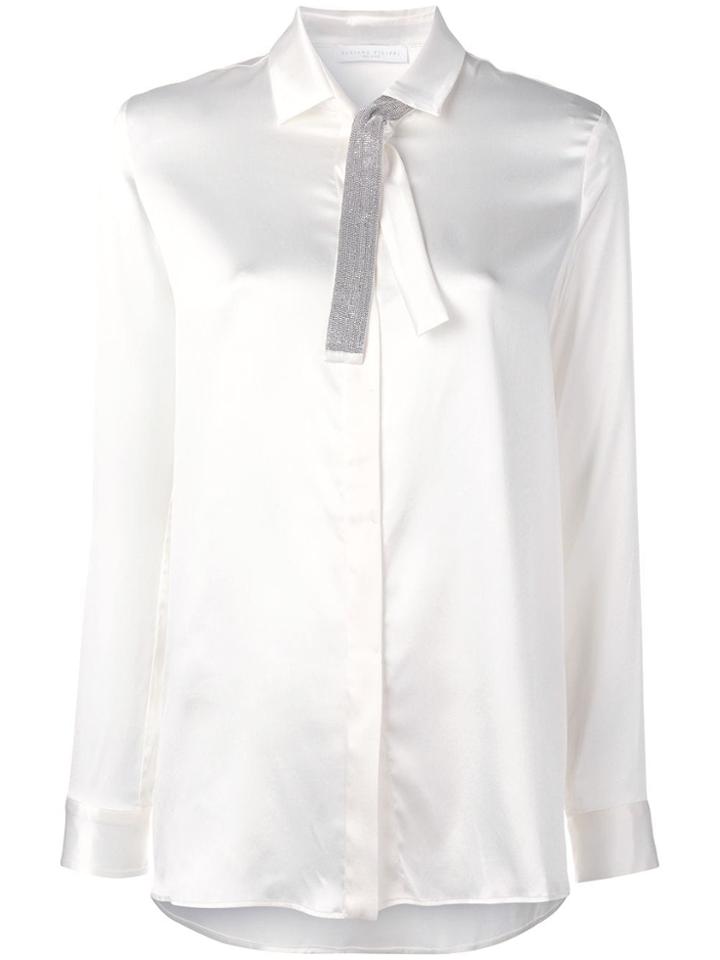 Fabiana Filippi Bow Plain Shirt - White