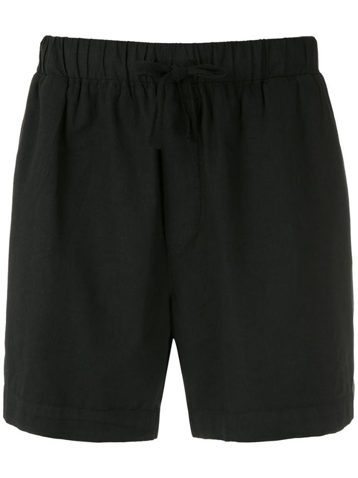 Osklen Drawstring Plain Shorts - Black