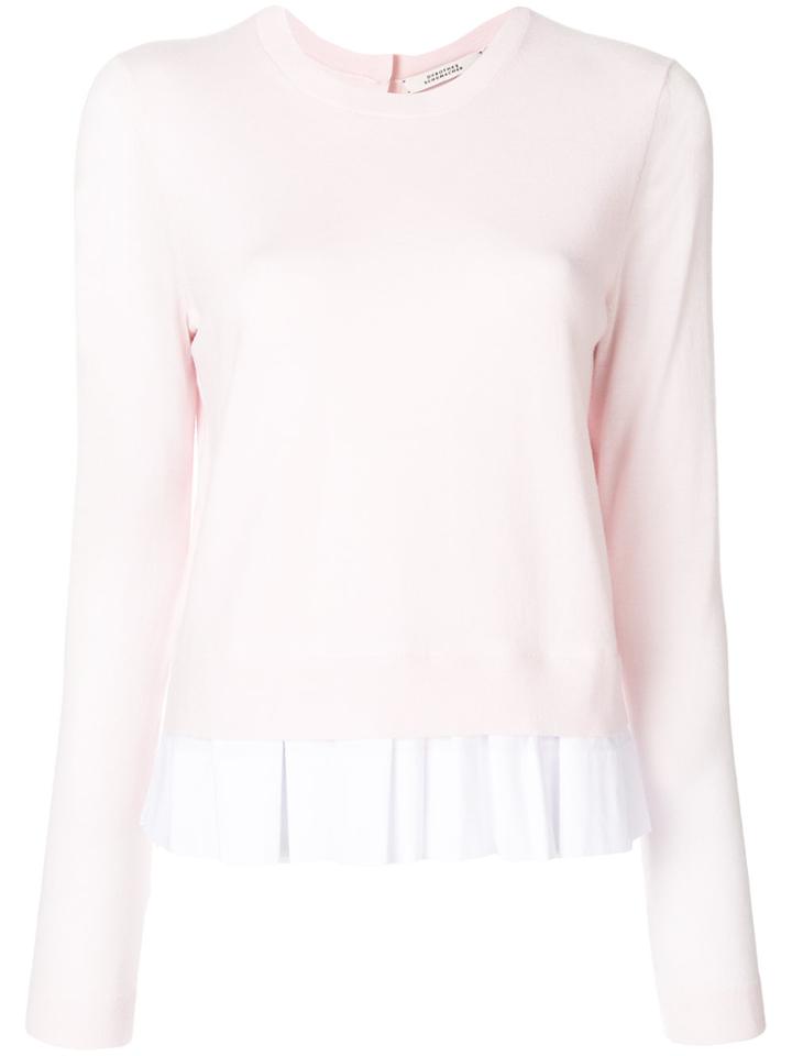 Dorothee Schumacher Layered Hem Top - Pink & Purple