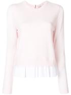 Dorothee Schumacher Layered Hem Top - Pink & Purple