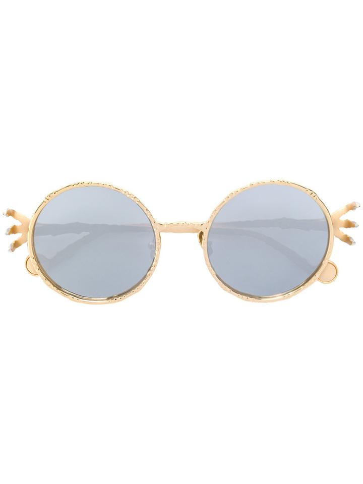 Anna Karin Karlsson The Claw & The Moon Sunglasses - Metallic