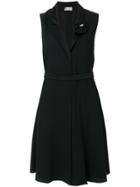 Lanvin Rosette Detail Dress - Black