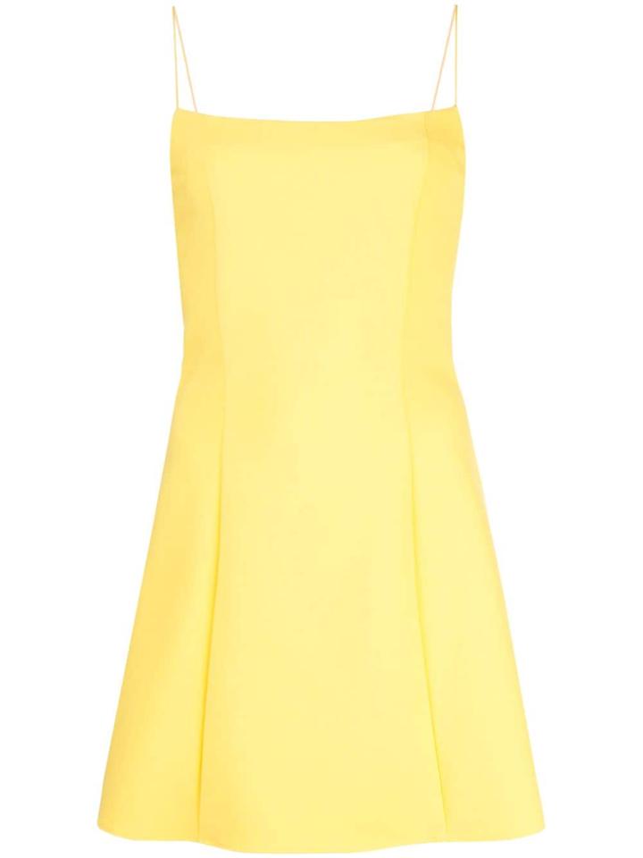 Likely Flared Mini Dress - Yellow