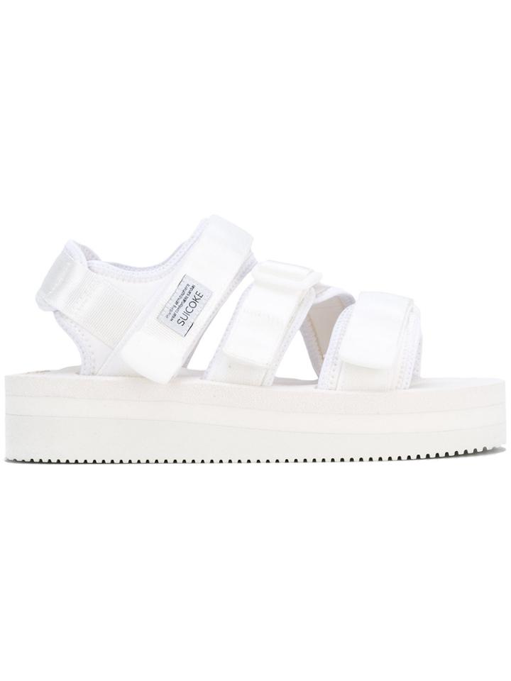 Suicoke Platform Sandals - White