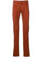 Etro Slim Fit Jeans - Orange