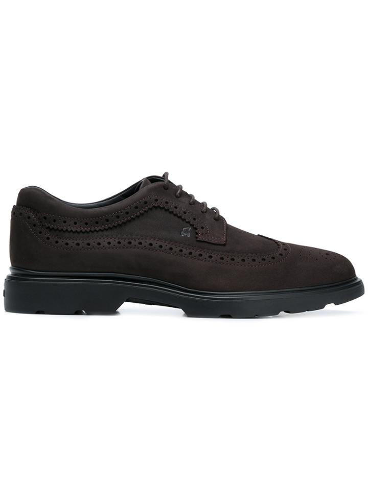 Hogan Lace-up Brogues - Brown