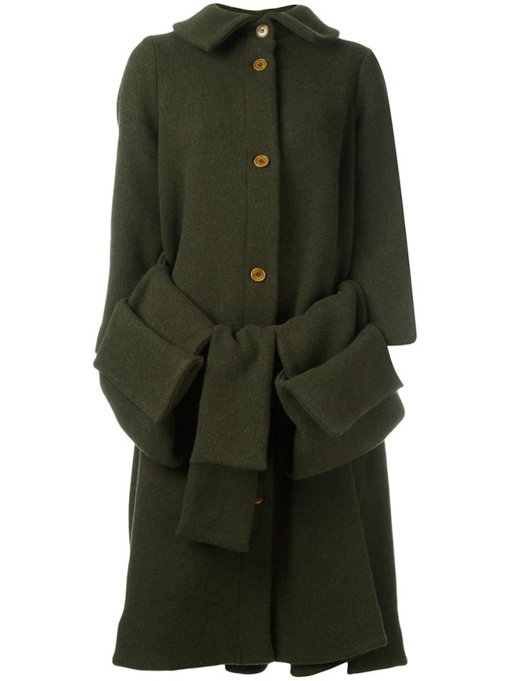 Henrik Vibskov Post Pouch Pocket Coat - Green