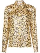 Dvf Diane Von Furstenberg Leopard Print Shirt - Yellow & Orange
