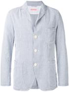 Aspesi Striped Blazer, Men's, Size: Medium, White, Cotton