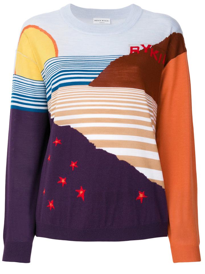 Sonia Rykiel Multi Patterned Jumper - Multicolour