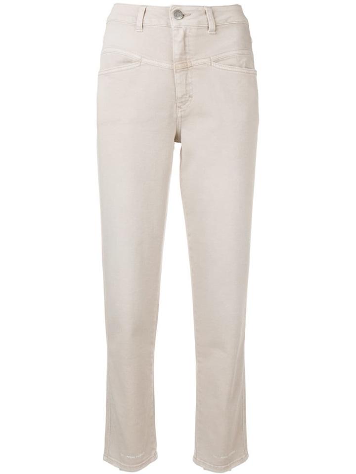 Closed High-rise Cropped Jeans - Neutrals