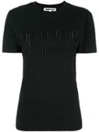 Mcq Alexander Mcqueen Stylised Logo T-shirt, Women's, Size: Small, Black, Cotton