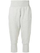 Adidas By Stella Mccartney Cropped Tapered Track Pants - Grey