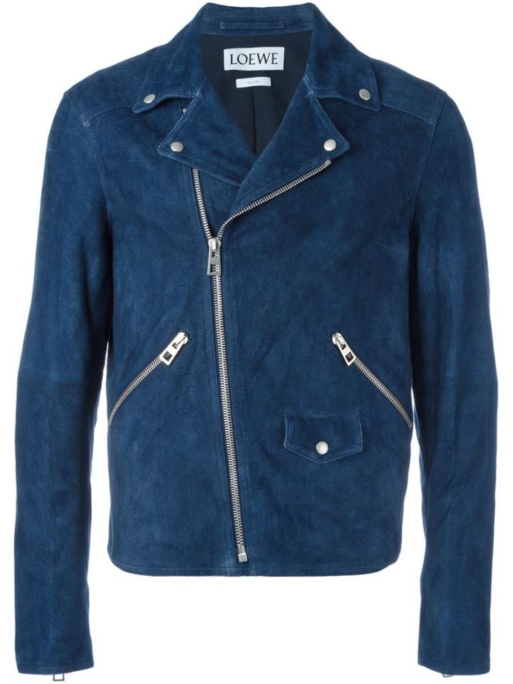 Loewe Suede Biker Jacket