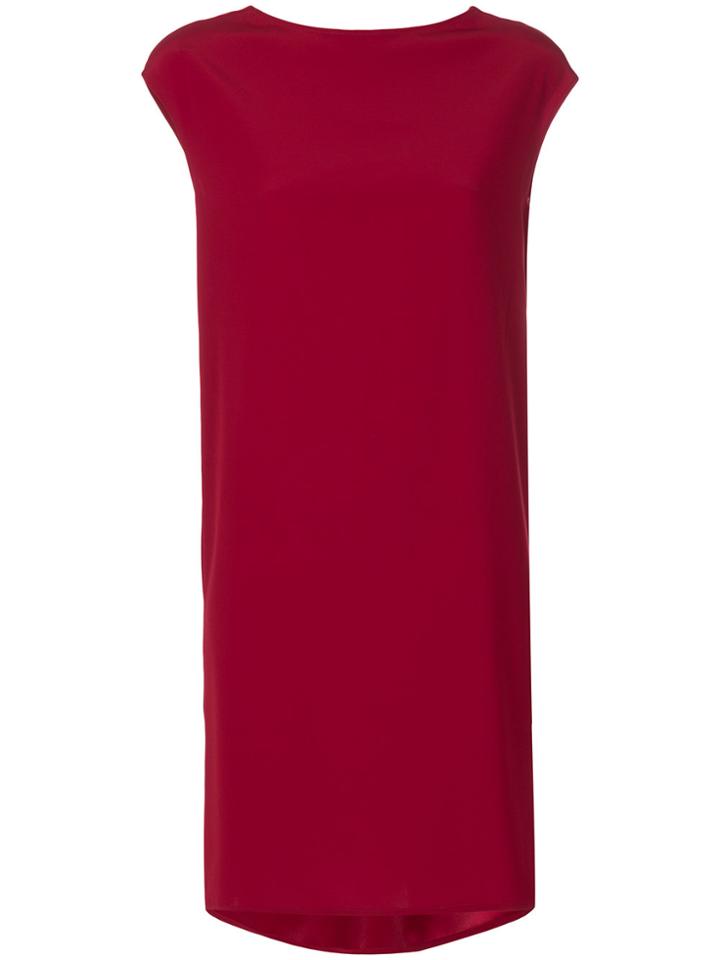 Gianluca Capannolo Ruched Back Dress - Red