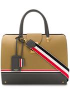 Thom Browne Horizontal Rwb Stripe Mr. Thom Bag - Neutrals