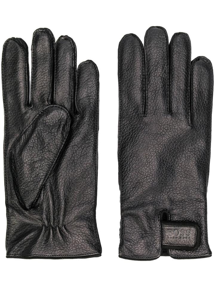 Boss Hugo Boss Pebbled Gloves - Black