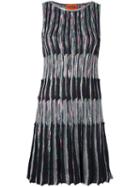Missoni Striped Knitted Dress, Women's, Size: 44, Rayon/cupro/polyester/silk