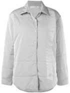 T By Alexander Wang Quilted Straight Jacket - Grey