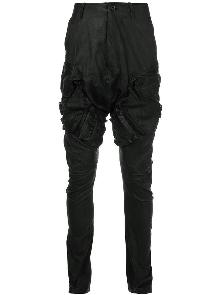 Julius Cargo Pants, Men's, Size: 2, Black, Calf Leather