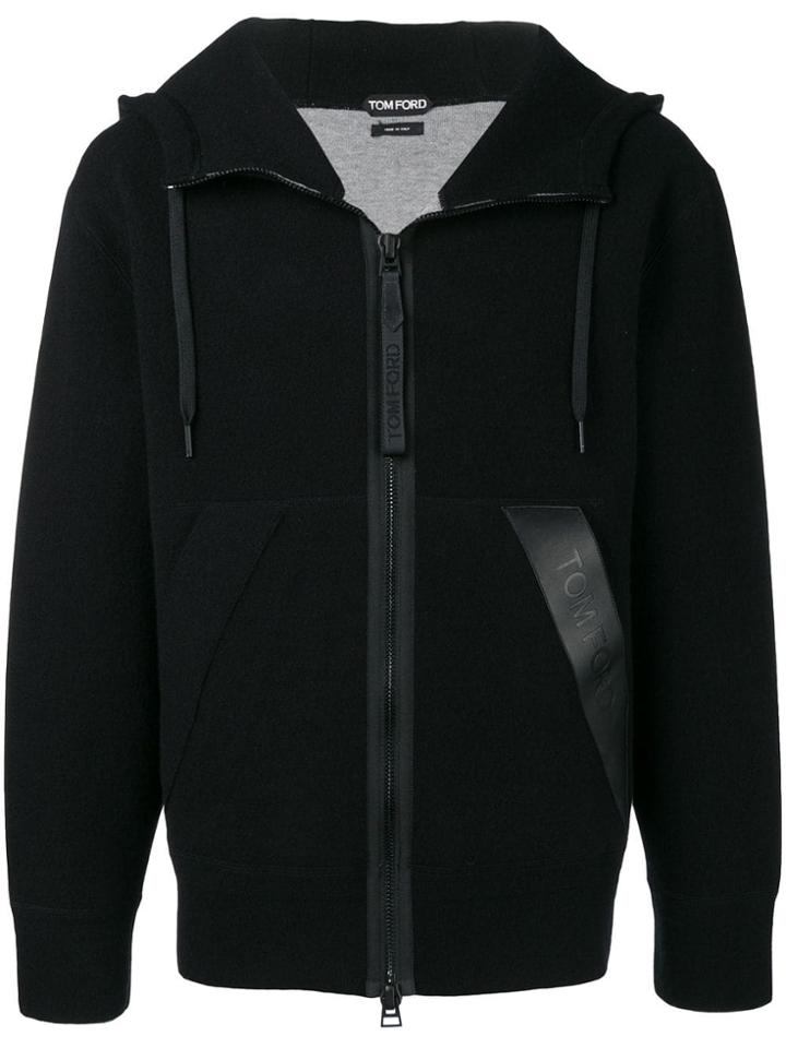 Tom Ford Zipped Hoodie - Black