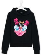 Dsquared2 Kids Surfing Beach Hoodie, Girl's, Size: 16 Yrs, Black