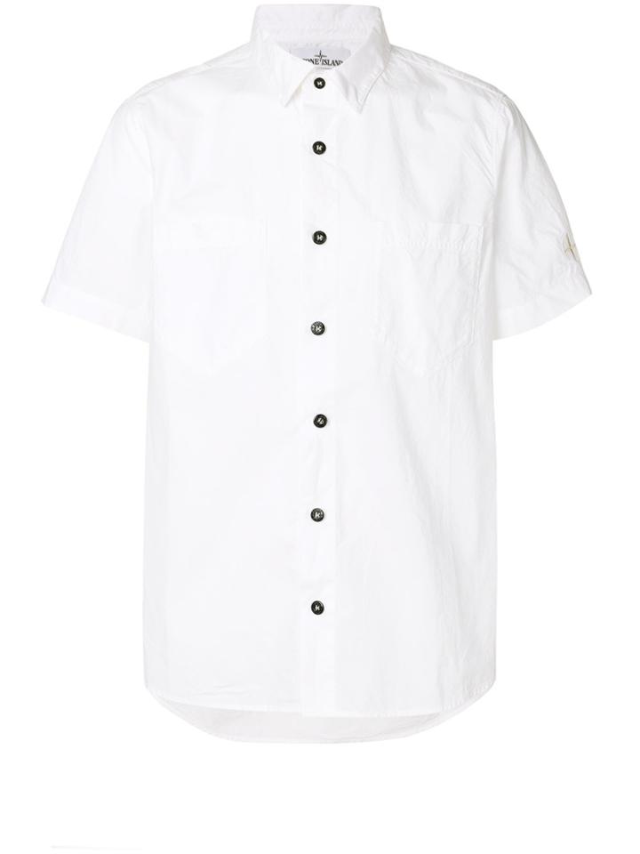 Stone Island Short Sleeved Shirt - White