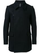 Kazuyuki Kumagai Double Breasted Coat, Men's, Size: 2, Black, Cashmere/wool