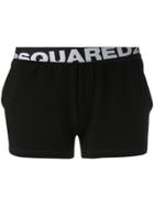 Dsquared2 Logo Band Shorts - Black
