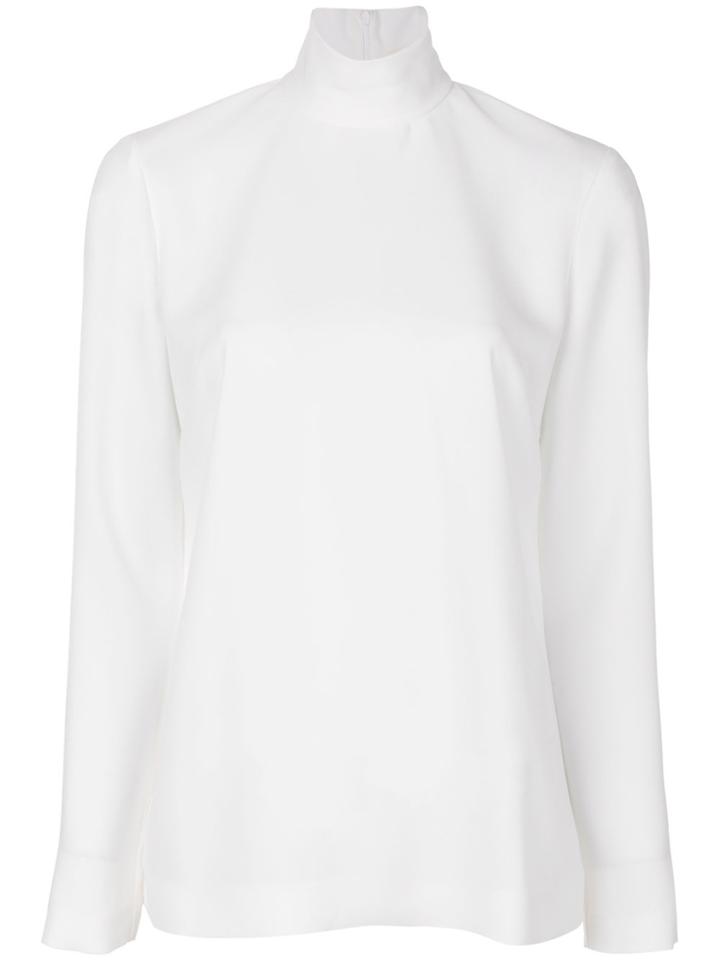 Sara Battaglia Roll Neck Sweatshirt - White